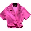 Women's Wo's Tie Waist Romper - GLAM - 2 of 2