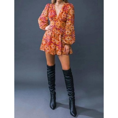 Women's Woven Fall Romper - Flying Tomato : Target