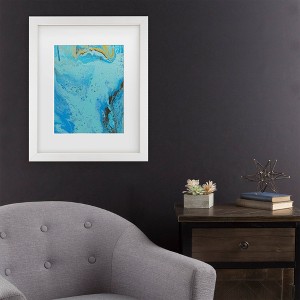 Trademark Fine Art Oliver Nolan Caribbean Blue II Matted Framed Art - 1 of 4