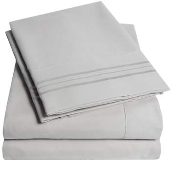 4 Piece Sheet Set, Ultra Soft 1800 Series, Double Brushed Microfiber by Sweet Home Collection™