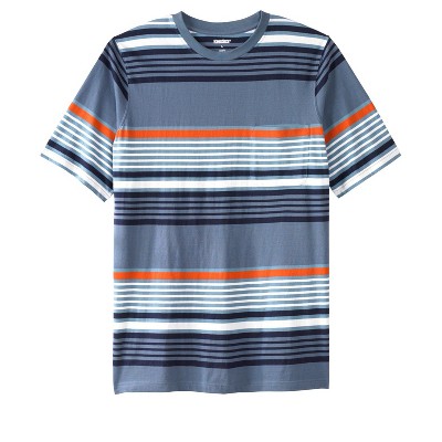 KingSize Shrink-Less Lightweight Pocket Crewneck T-Shirt