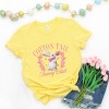 Cotton Tail Bunny Club Bubblegum - Women's Short Sleeve Graphic T-Shirt - 2 of 4
