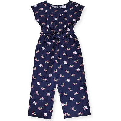 Hello Kitty Toddler/Little Girl's One Piece Character Print Fashion Jumpsuits