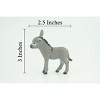 Collectible Wildlife Gifts | Donkey Baby, Hand Painted, Museum Quality, Rubber Animal, Donkey foal, Diorama, Toy,  Gift,  3 Inches.  CH820 BB189 - 3 of 4