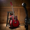 Ashthorpe Full-Size Cutaway Dreadnought Acoustic Electric Guitar Package with Premium Tonewoods - 2 of 4