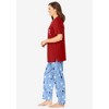 Dreams & Co. Plus Size Graphic Tee PJ Set - 4 of 4