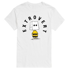 Men's - Peanuts - Charlie Brown Extrovert Short Sleeve Graphic T-Shirt - 1 of 4