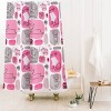 Deny Designs Isa Zapata Frenchie Mom Shower Curtain: Abstract Pattern, Polyester, Machine Washable - 2 of 3