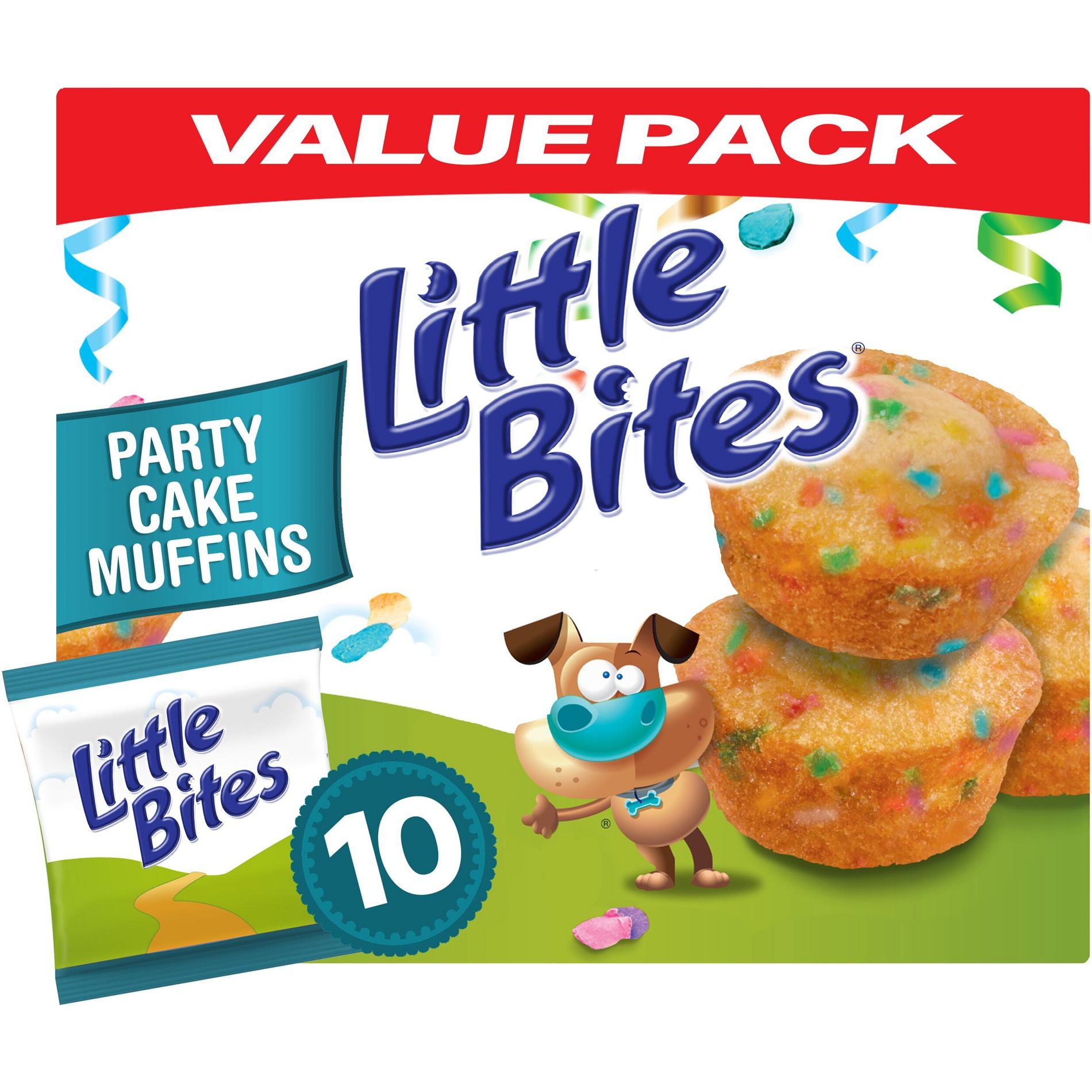 Entenmann's Little Bites Party Cake Mini Muffins - 15oz/10ct: No High Fructose Corn Syrup