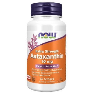 Astaxanthin 10 mg Softgels by Now Foods  -  60 Softgel - 1 of 3