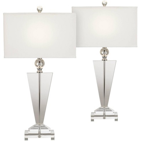 Crystal end store table lamps