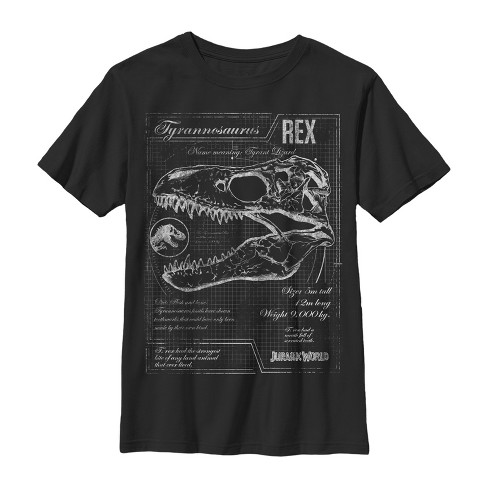 Boy's Jurassic World: Fallen Kingdom T. Rex Schematics T-Shirt - image 1 of 4