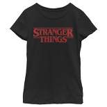 Girl's Stranger Things Bold Logo T-Shirt