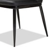 Set of 4 Darcell Modern and Contemporary Faux Leather Upholstered Dining Chairs - Baxton Studio - 2 of 4