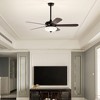 Tangkula 52" Retro Ceiling Fan w/ Remote Control 3 Wind Speeds & 5 Reversible Blades - image 3 of 4