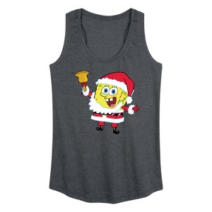 Women's - SpongeBob SquarePants - Dear Santa Graphic Racerback Tank - 1 of 4