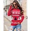 Coolmee Sweaters for Women Fall Fashion Long Sleeve Crewneck Pullover Lantern Knit Sweater Tops - 3 of 4