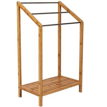 Real Living - Brown Collapsible Wood Drying Rack