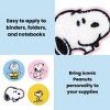 Yoobi 4pk Peanuts Sticker Patches Snoopy Dance, School Supplies - 4 of 4