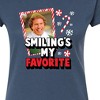 Women's - ELF - Christmas Smilings My Favorite Fitted Graphic T-Shirt - 2 of 3