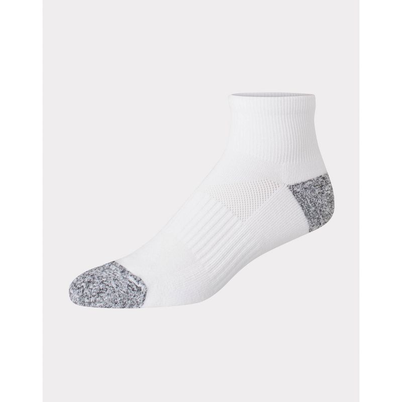 Hanes Premium Men's Performance Filament Ankle Socks 6pk - 6-12, 1 of 4