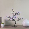 Northlight 18" Pre-Lit Japanese Sakura Blossom Flower Artificial Tree - Multicolor LED Lights - 2 of 4