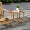 Tangkula 2PCS 14" Patio Adirondack Side Table HDPE Square Weather Resistant Garden - 2 of 4