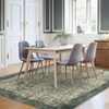 10x13 Large Machine Washable Area Rug with Non Slip Backing Abstract Stain Resistant Rug for Living Room Bedroom Playroom Dining Room Office - 3 of 4