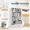 Sevobal Decorarive Bookshelf Large Bookshelf for Bedroom Library Office Bookcase for Living Room, White, 33"*11.6"48" - 3 of 4