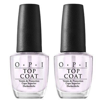 OPI Nail Polish Top Coat/Top Coat - 2pk