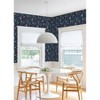 Disney Encanto Embroidery Floral Kids' Peel and Stick Wallpaper Navy - 4 of 4