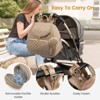 Itopfox Small Waterproof Diaper Backpack with Changing Pad, Stylish Baby Bag for Travel, Includes Stroller Buckles, 14 Inch - 4 of 4