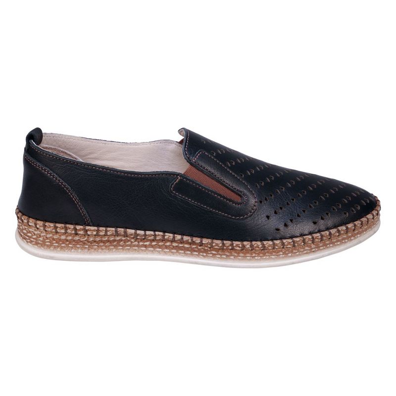 Cools 21 Amillie Perforated Memory Foam Leather Flats, 2 of 6