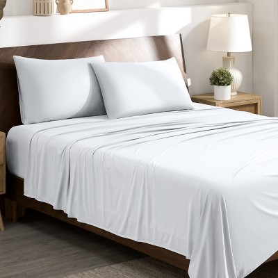 Premium 4 Way Microfiber Stretch Knit Sheet Set by Bare Home