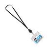 Advantus Lanyards with Retractable ID Reels, Metal Clip Fastener, 34" Long, Black, 12/Pack - 2 of 4