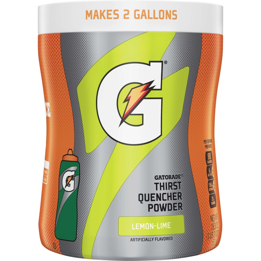 UPC 052000039627 product image for Gatorade Lemon Lime Sports Drink Mix - 18.3oz Canister | upcitemdb.com