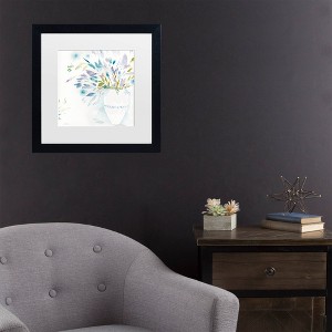 Trademark Fine Art Sheila Golden Cottage Garden Bouquet Matted Framed Art - 1 of 4