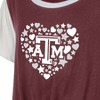 NCAA Texas A&M Aggies Girls' White Tie T-Shirt - 3 of 3