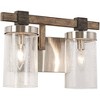 Minka Lavery Industrial Wall Light Sconce Brushed Nickel Hardwired 14 ...