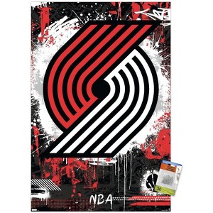 Trends International NBA Portland Trail Blazers - Maximalist Logo 23 Unframed Wall Poster Prints - 1 of 4