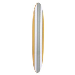 Storied Home 65.5 Inches Reclaimed Wood Striped Surfboard Wall Décor, Multicolor - 1 of 4