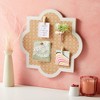 Stockroom Plus Decorative Bulletin Cork Board - Cute Framed Self-Adhesive Cork Board for Home, Office or School (12x12 In) - 3 of 4