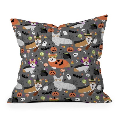Whyitsme Design Bull Terrier Dog Design Throw Pillow 16x16 Multicolor