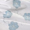RT Designers Collection Tiffany Embroidered Stylish Shower Curtain 70" x 72" Teal - 4 of 4