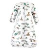 Hudson Baby Cotton Long-Sleeve Wearable Sleeping Bag, Sack, Blanket, Boy Dino World Long Sleeve - 3 of 4