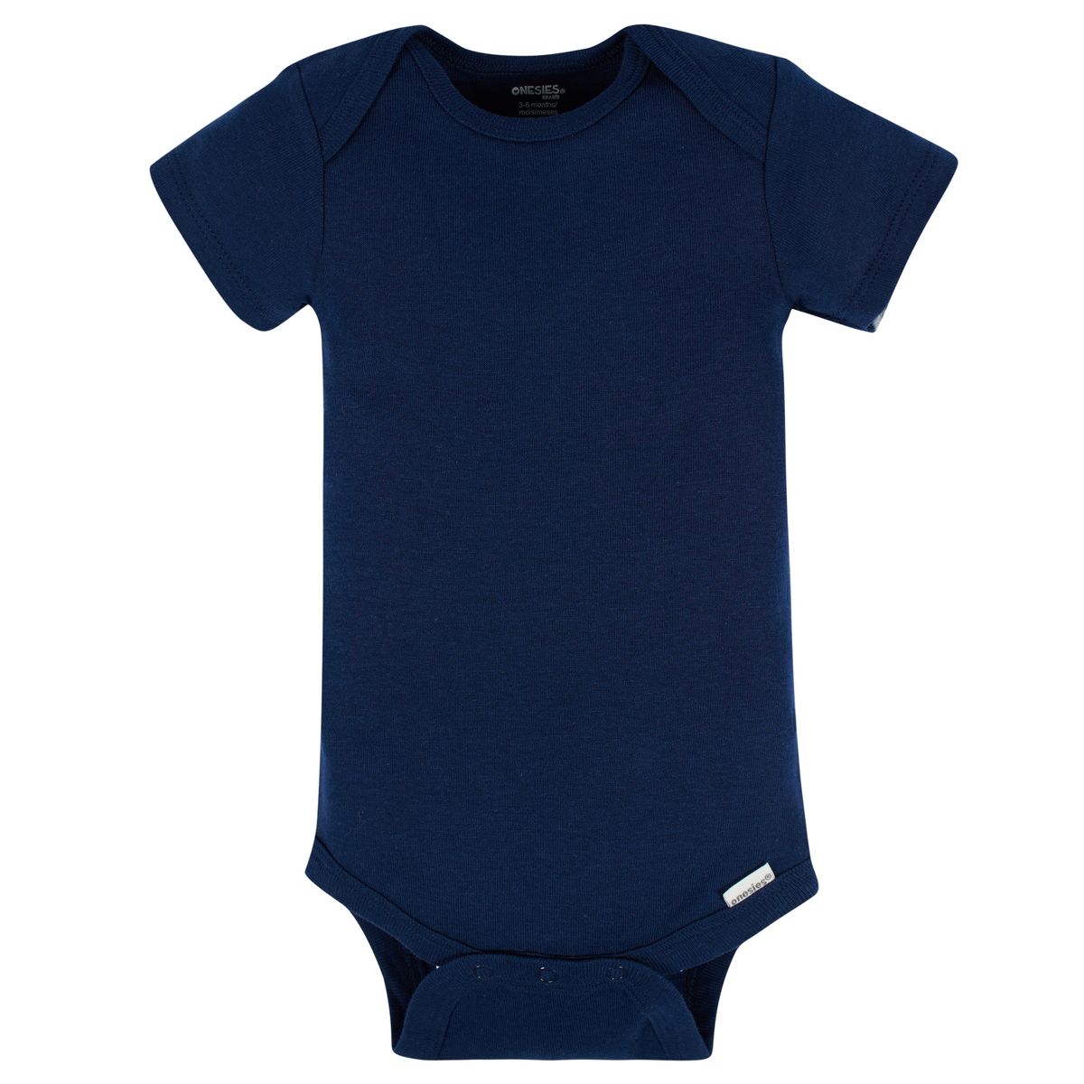 Gerber Baby Neutral Short Sleeve Onesies Bodysuits - Classic Rainbow - 8-Pack - thumbnail 2