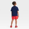 Toddler Boys' Americana Pocket 4th Of July Party in the USA Set - Cat & Jack™ Navy Blue - 2 of 4