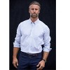 Cutter & Buck Stretch Oxford Stripe Mens Long Sleeve Dress Shirt - 2 of 2