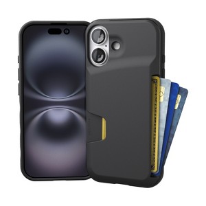 Smartish iPhone 17 Wallet Case - Wallet Slayer Vol 1 - Slim Grip Card Holder Cover - 1 of 4