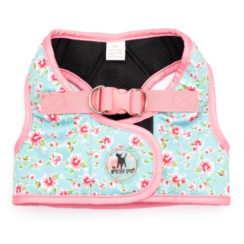 Fleece-lined Dog Harness Coat - Pink & White Plaid(2x-large) : Target